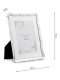 Laura Ashley photo frame polished nickel 5x7 inch - British product