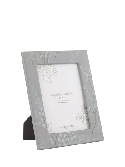 John Lewis Laura Ashley Pussy Willow Photo Frame 5 x 7 inch Grey Ceramic Frame- Buy online at McGrocer