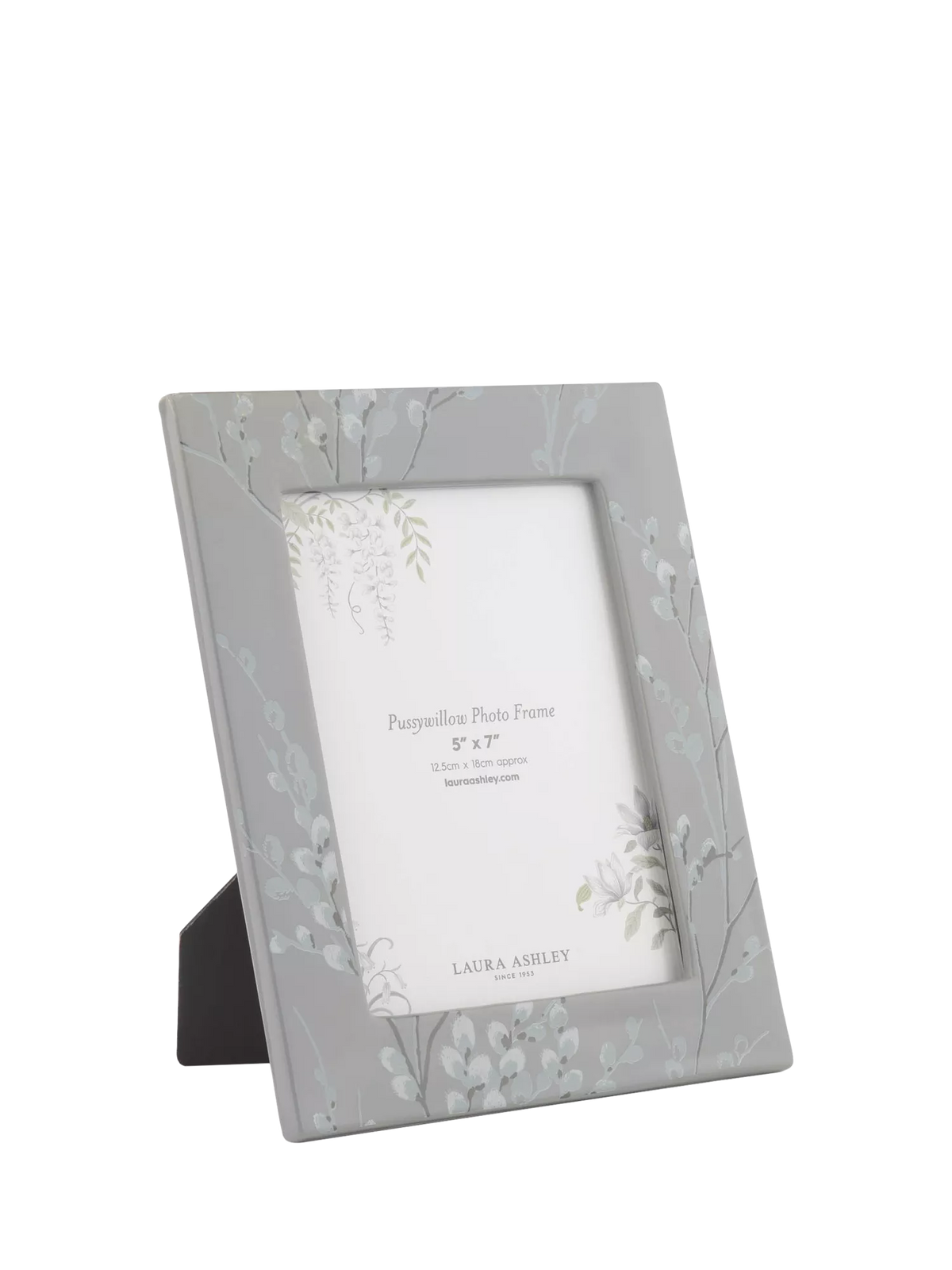 Laura Ashley pussy willow photo frame 5x7 grey (British brand)