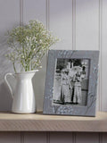 Laura Ashley pussy willow photo frame 5x7 grey (British brand)