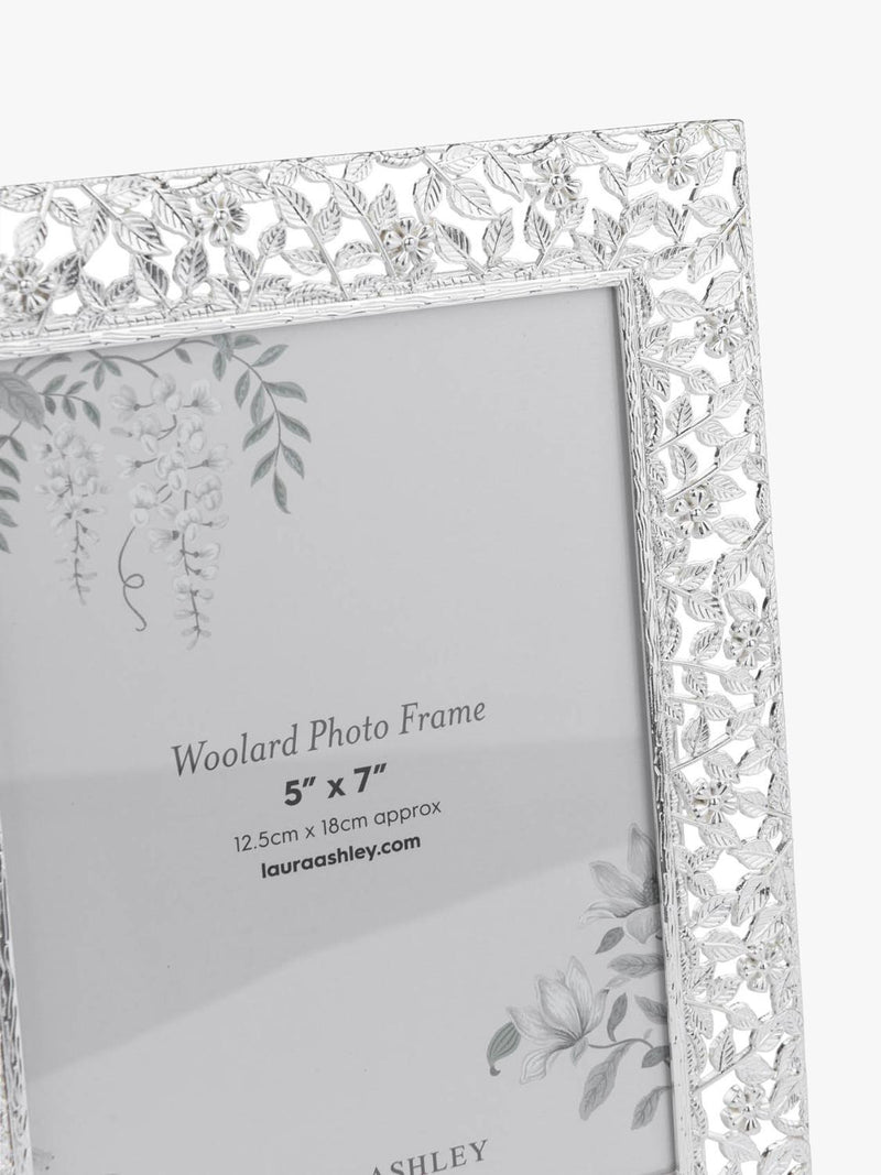 Laura Ashley silver plated photo frame 5x7 - British product