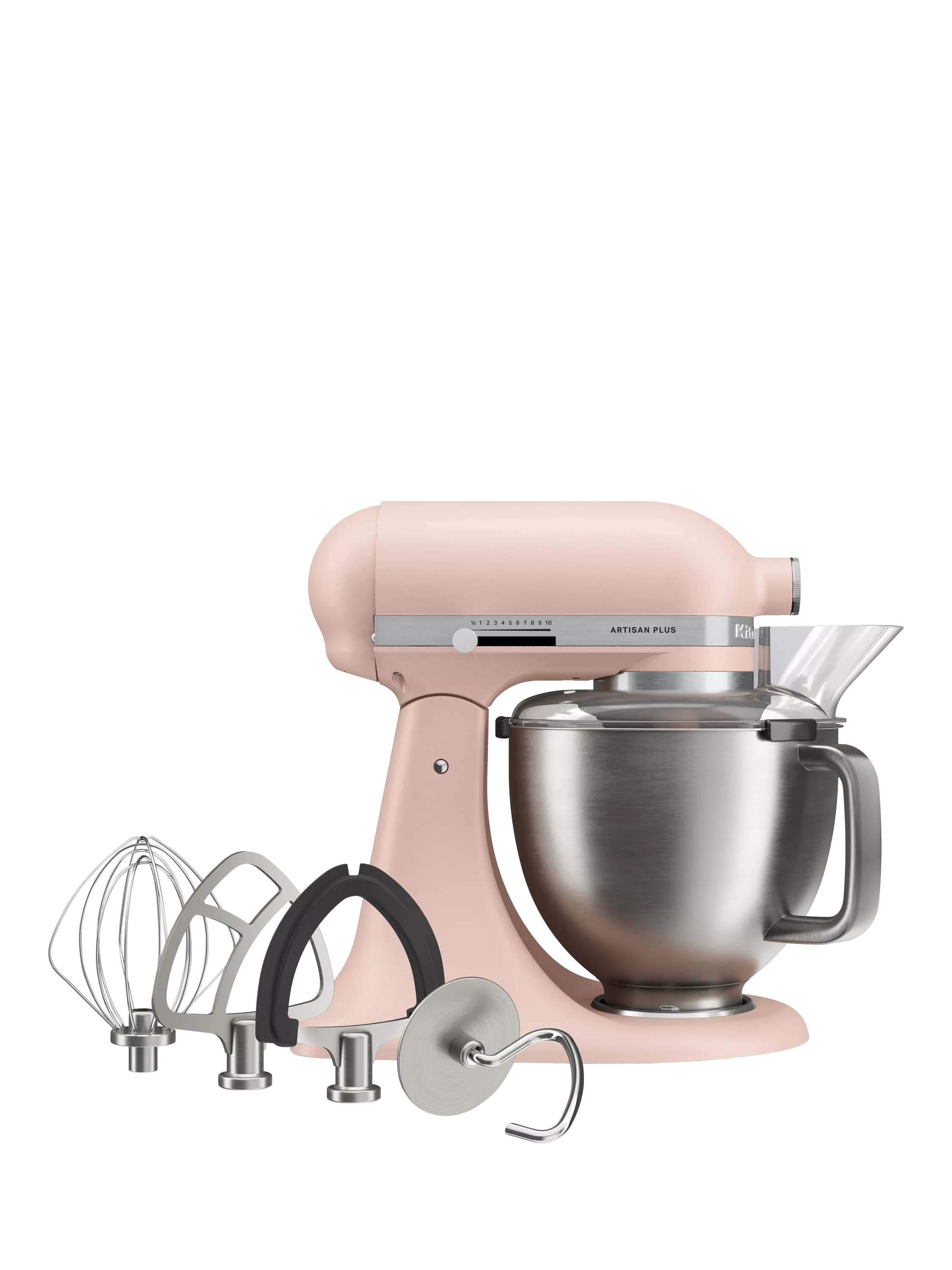 KitchenAid Artisan Plus stand mixer 4.7L feather pink (British brand)