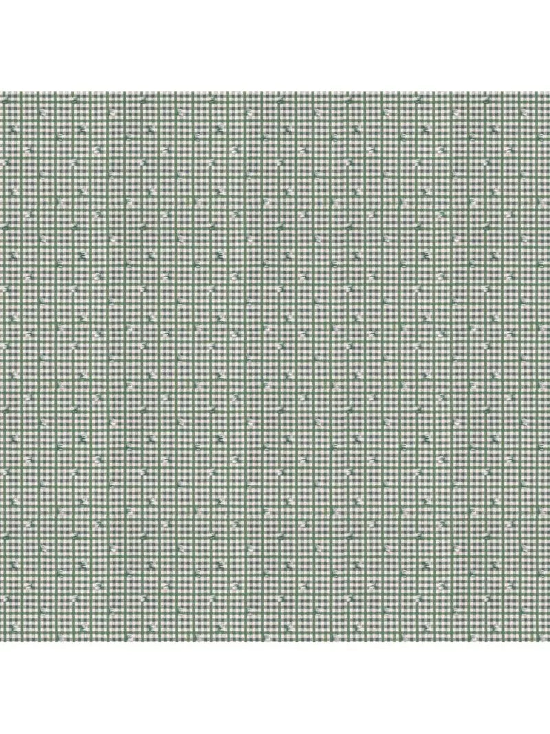 Designers Guild Toile Vichy gingham fabric, imported from the UK