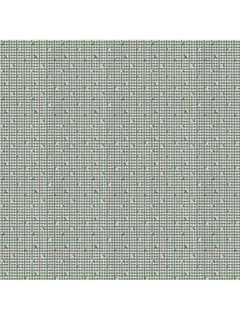 Designers Guild Toile Vichy gingham fabric, imported from the UK