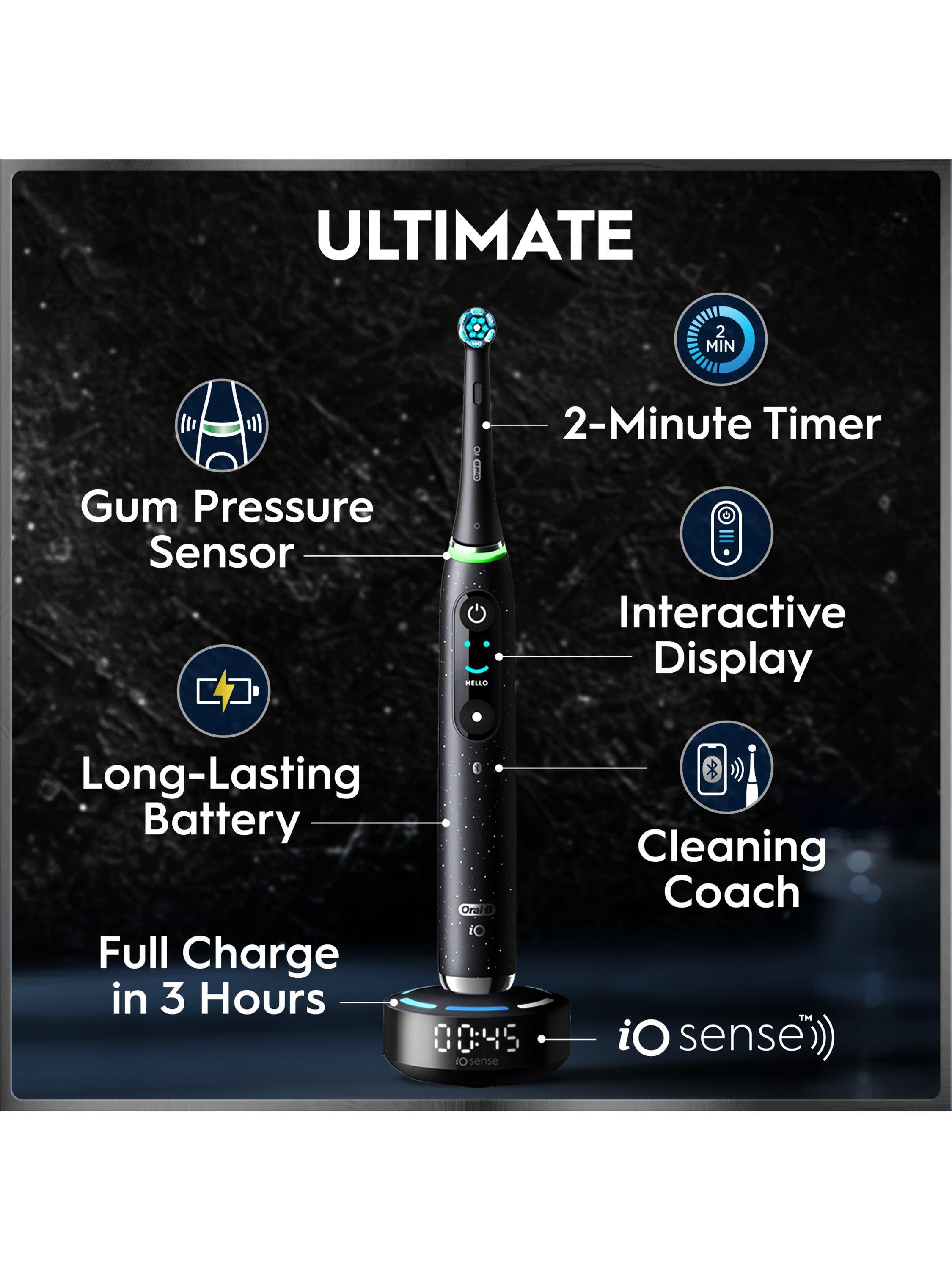 Oral-B iO10 electric toothbrush Cosmic Black (British brand)