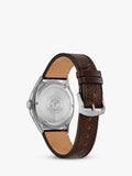 Citizen Terra Force men's watch brown leather strap (British brand)