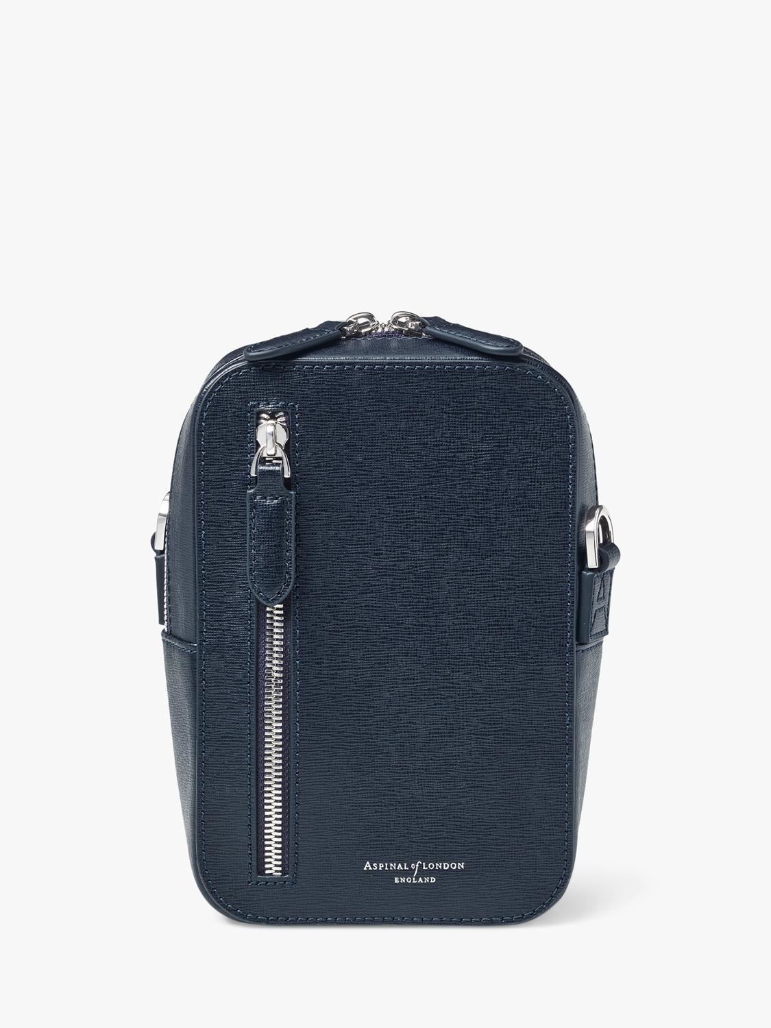 Aspinal of London Reporter North South crossbody bag, imported from the UK