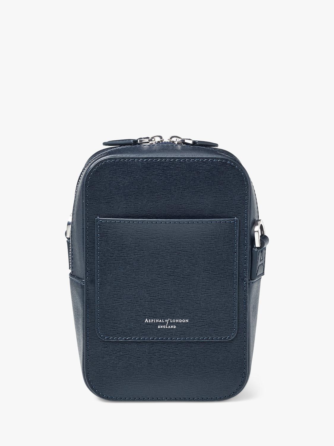 Aspinal of London Reporter North South crossbody bag, imported from the UK