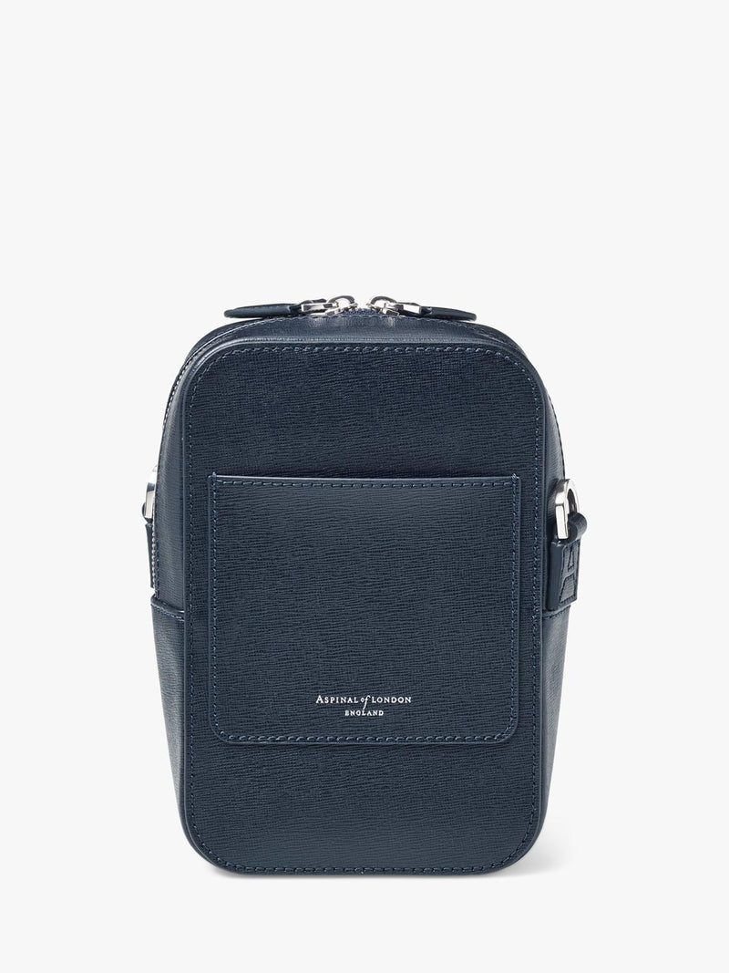 Aspinal of London Reporter North South crossbody bag, imported from the UK