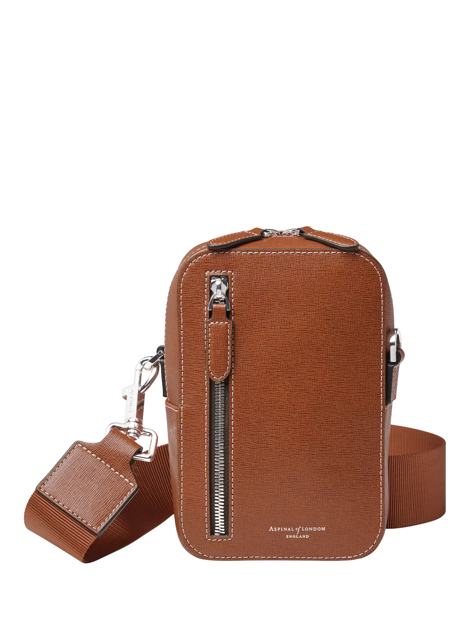 Aspinal of London Reporter North South Bag Cross Body Bag H20 x W13 x D7.5cm