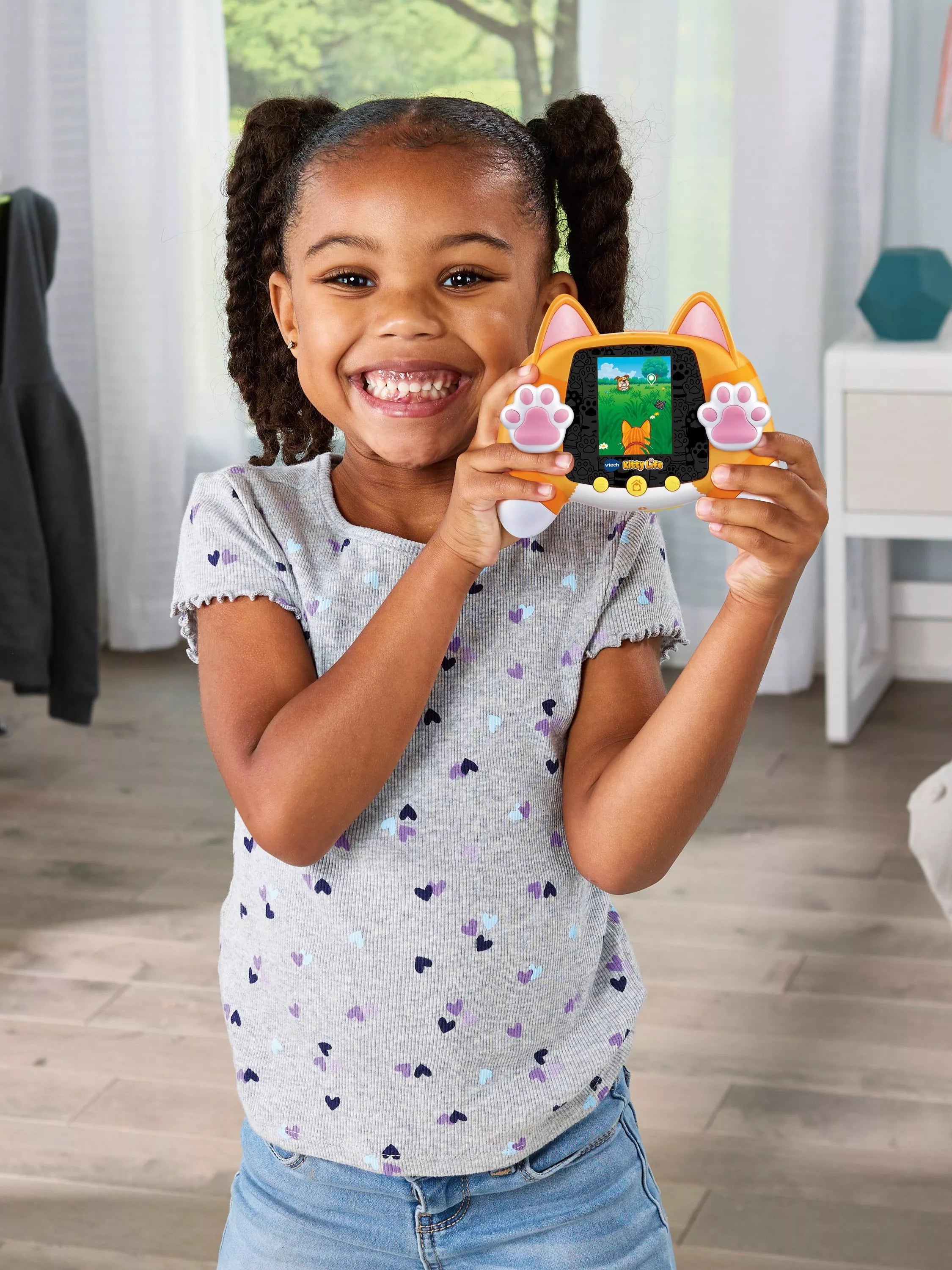 VTech Secret Life of Kitty games console for kids, UK version