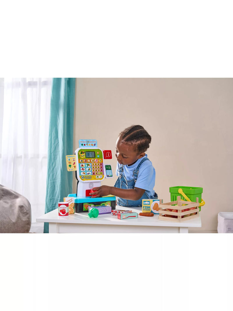 LeapFrog Scan & Learn Checkout Toy pretend play with scanner, imported from the UK