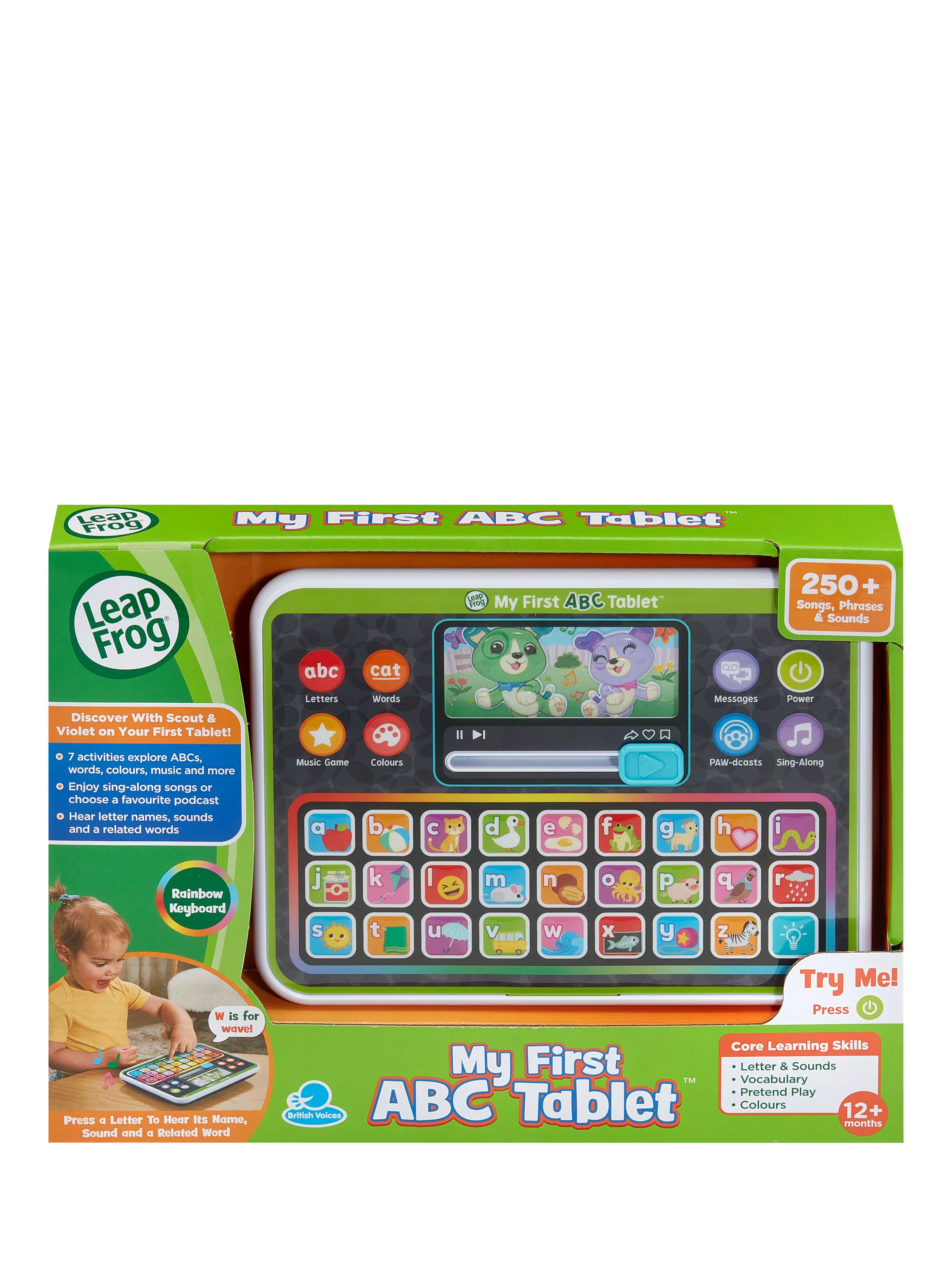 LeapFrog ABC Tablet baby activity toy, imported from the UK