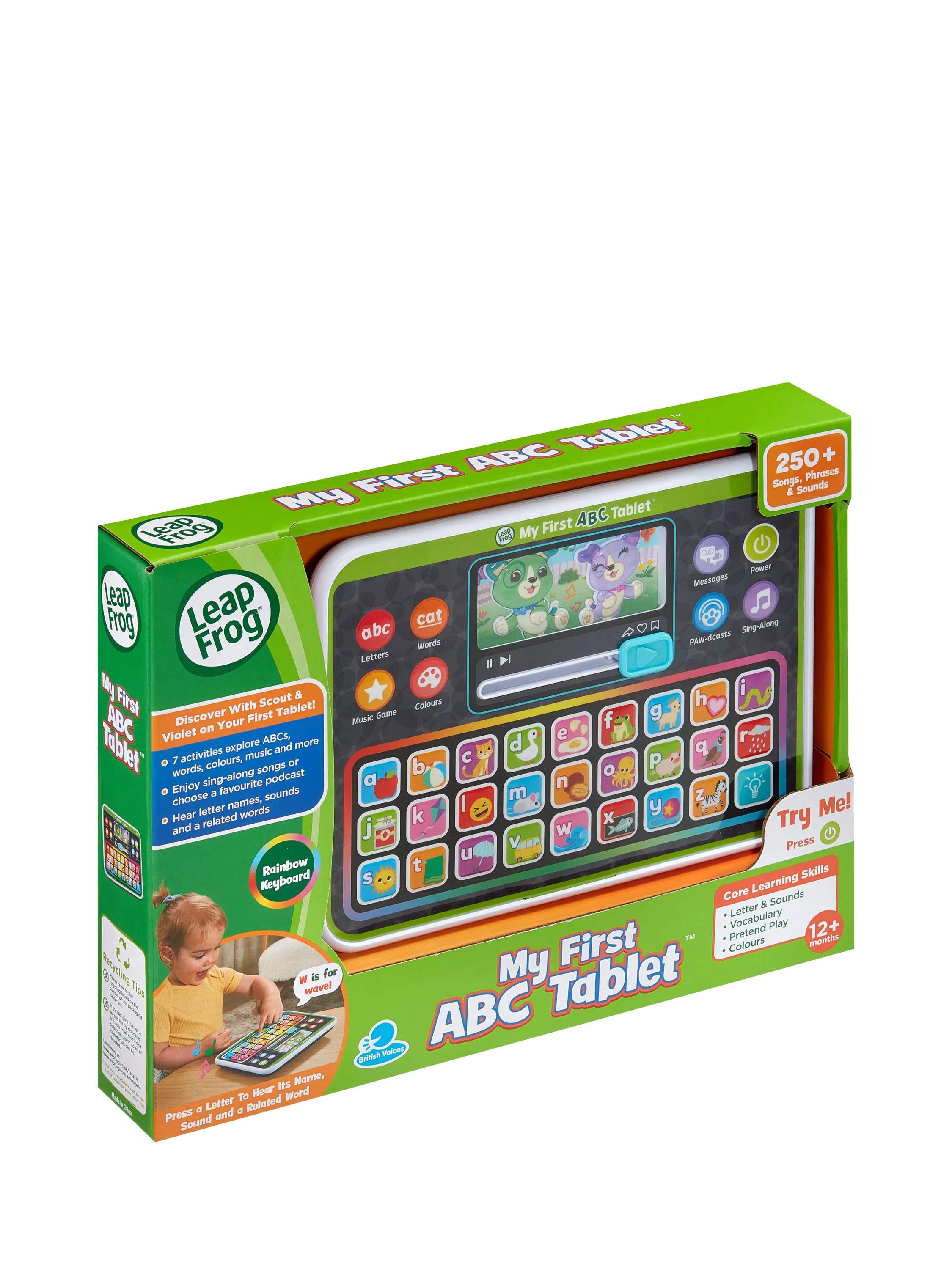 LeapFrog ABC Tablet baby activity toy, imported from the UK