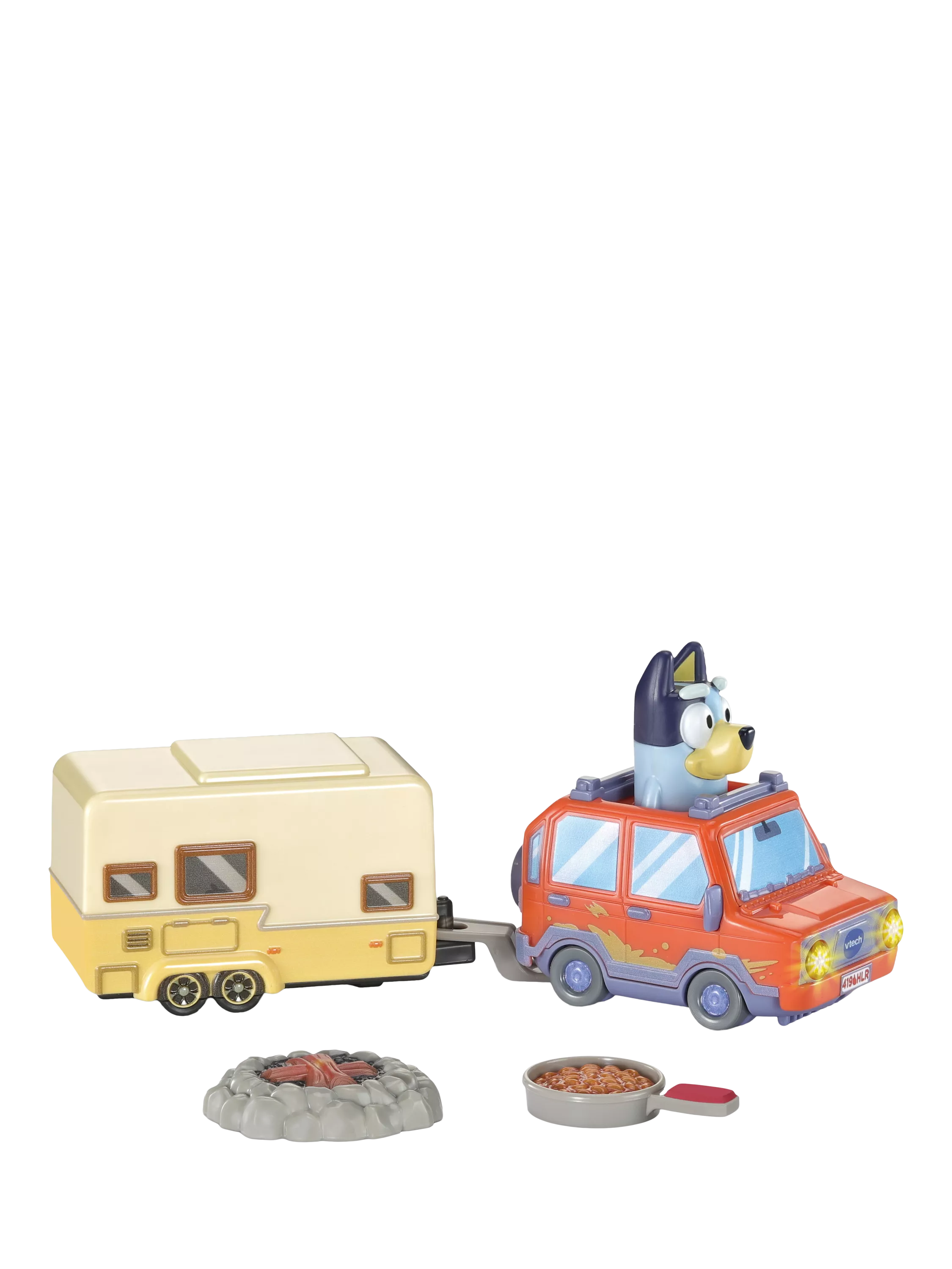 VTech Bluey Family Car and Caravan toy, imported from the UK