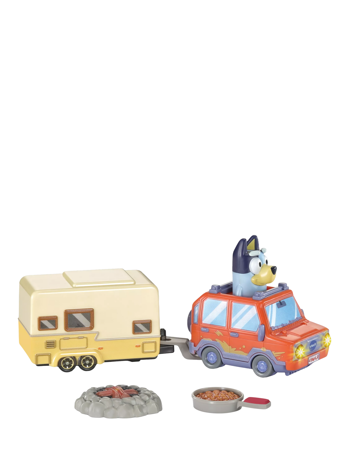 VTech Bluey Family Car and Caravan toy, imported from the UK