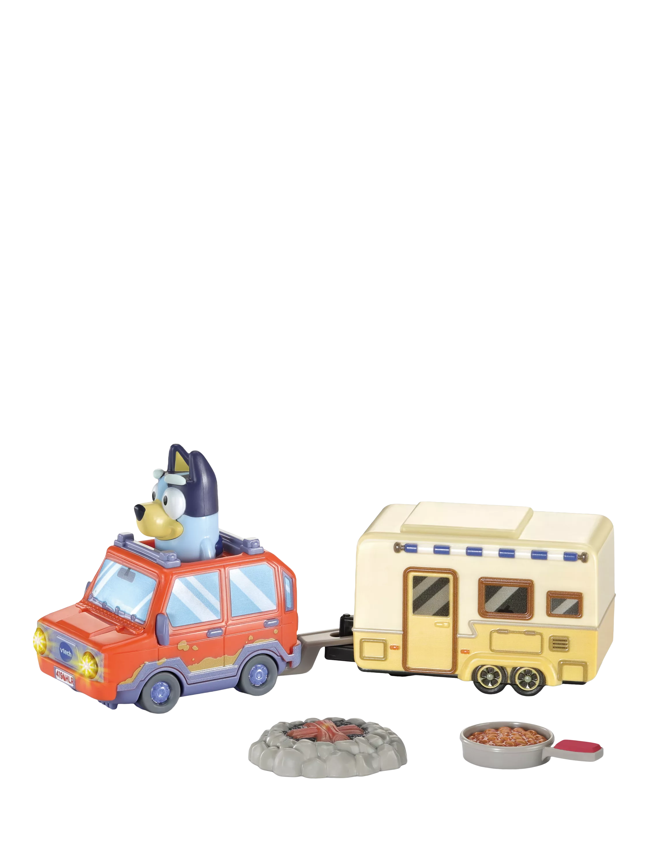 VTech Bluey Family Car and Caravan toy, imported from the UK