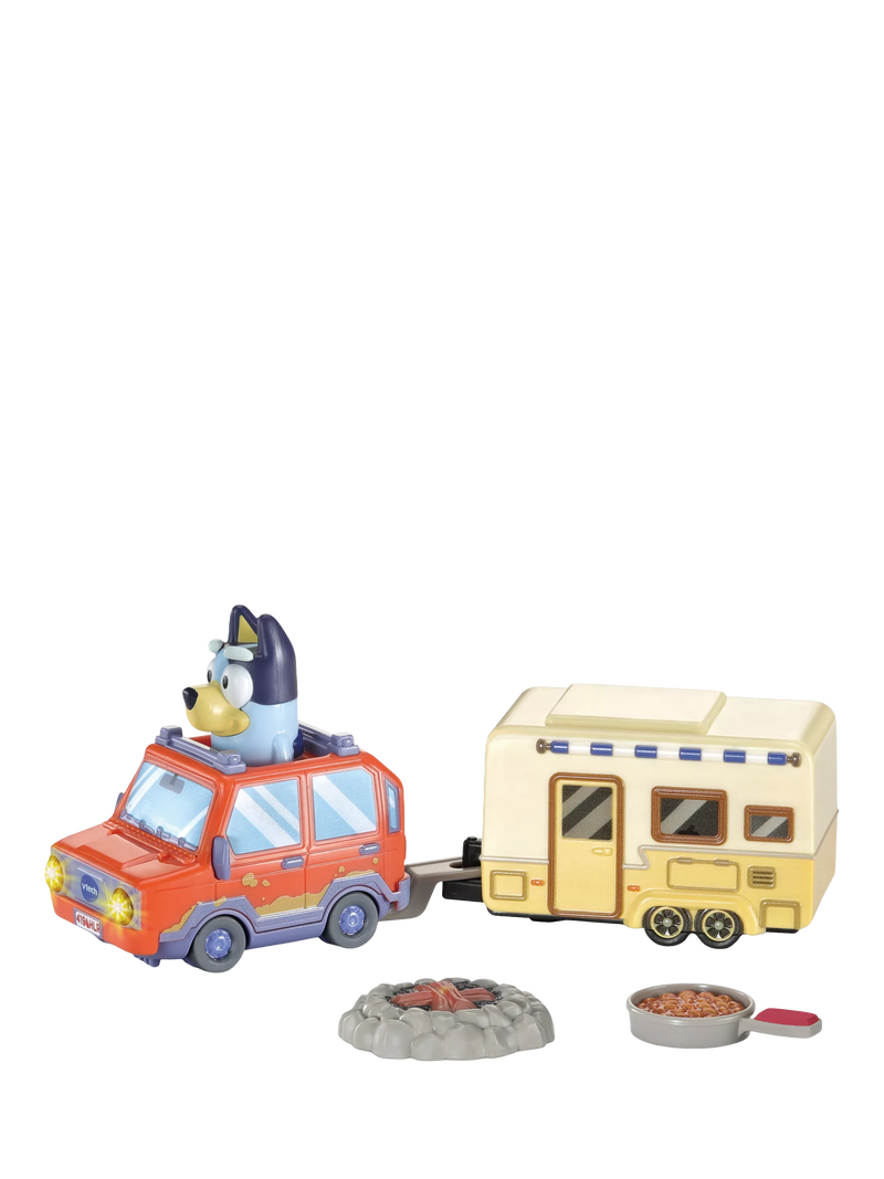 VTech Bluey Family Car and Caravan toy, imported from the UK