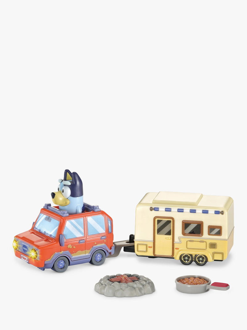 VTech Bluey Family Car and Caravan toy, imported from the UK