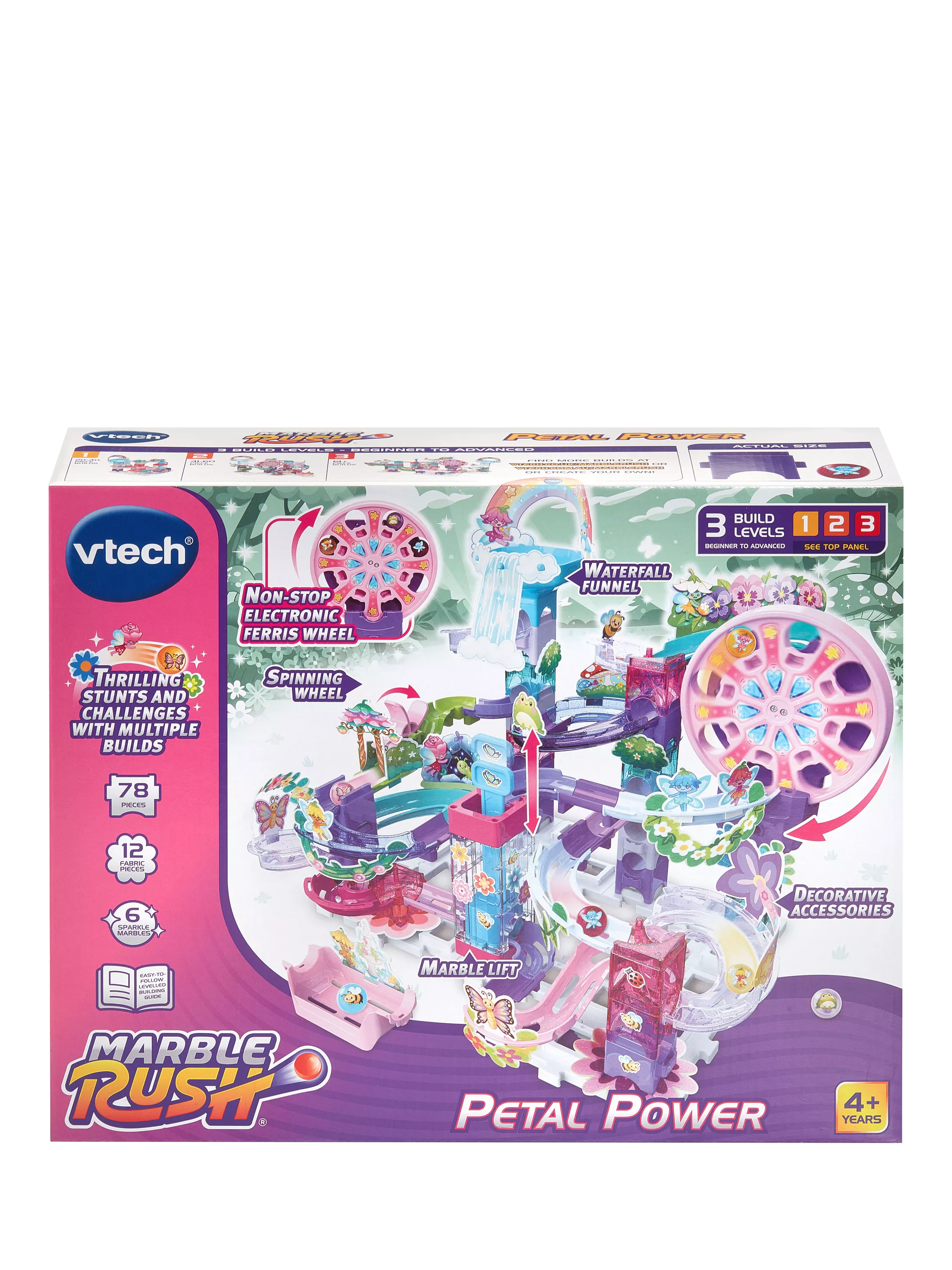 VTech Marble Rush Petal Power marble run with motorised flower, UK version