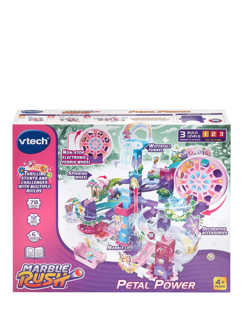 VTech Marble Rush Petal Power marble run with motorised flower, UK version
