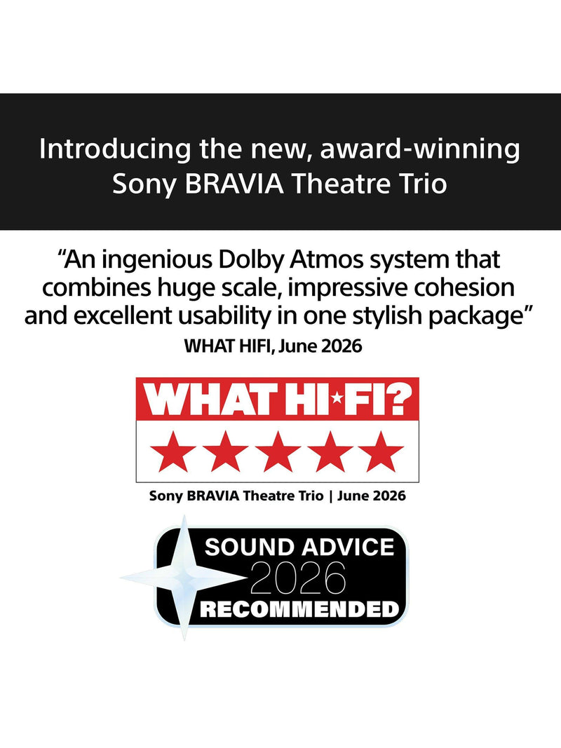 Sony HT-A8 soundbar with 360 Spatial Sound, imported from the UK