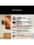 Sony HT-A8 soundbar with 360 Spatial Sound, imported from the UK
