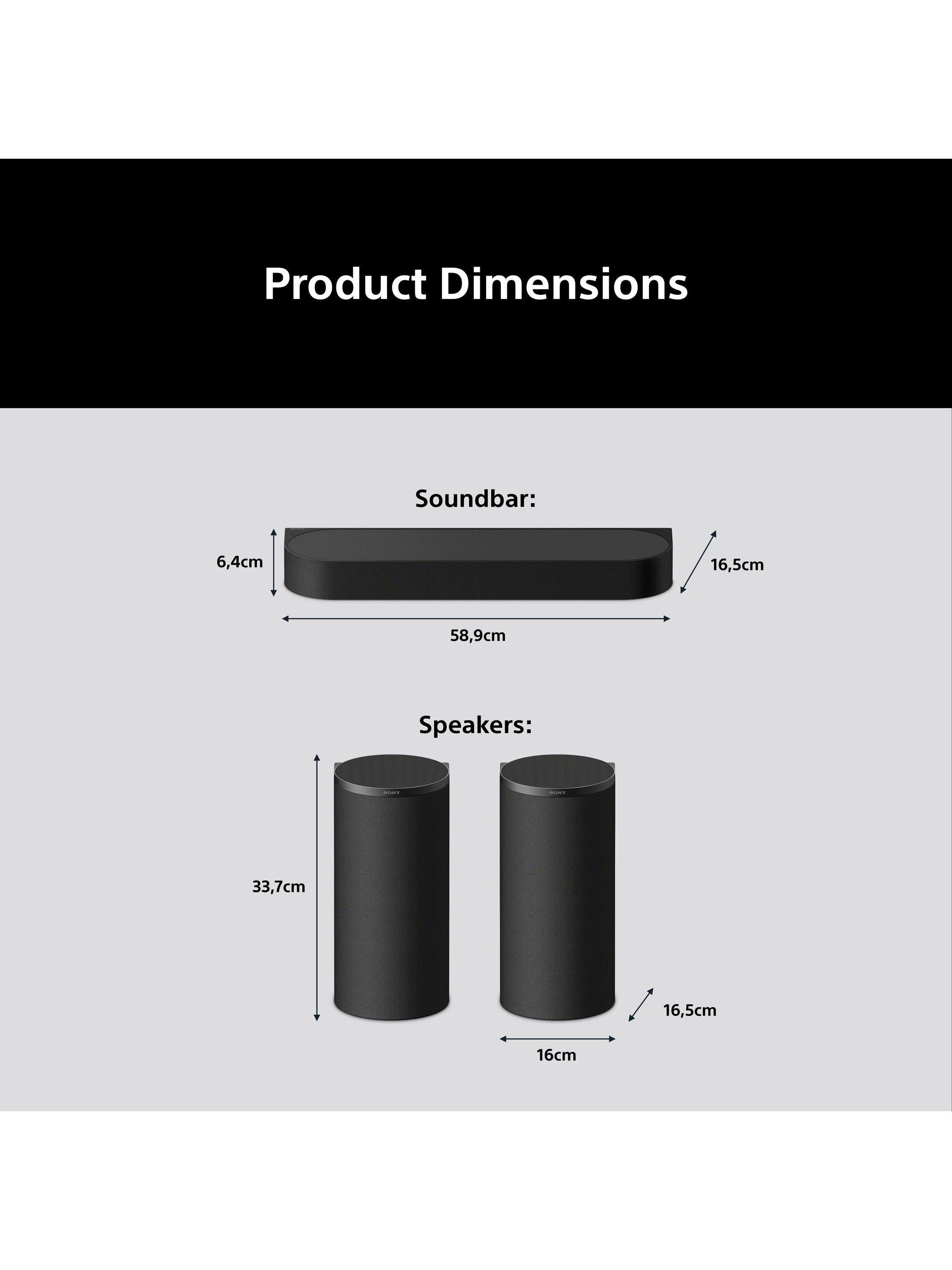 Sony HT-A8 soundbar with 360 Spatial Sound, imported from the UK