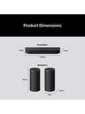 Sony HT-A8 soundbar with 360 Spatial Sound, imported from the UK