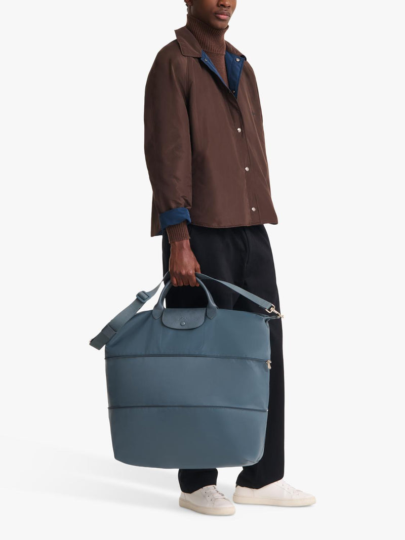 Longchamp Le Pliage expandable travel bag, imported from the UK