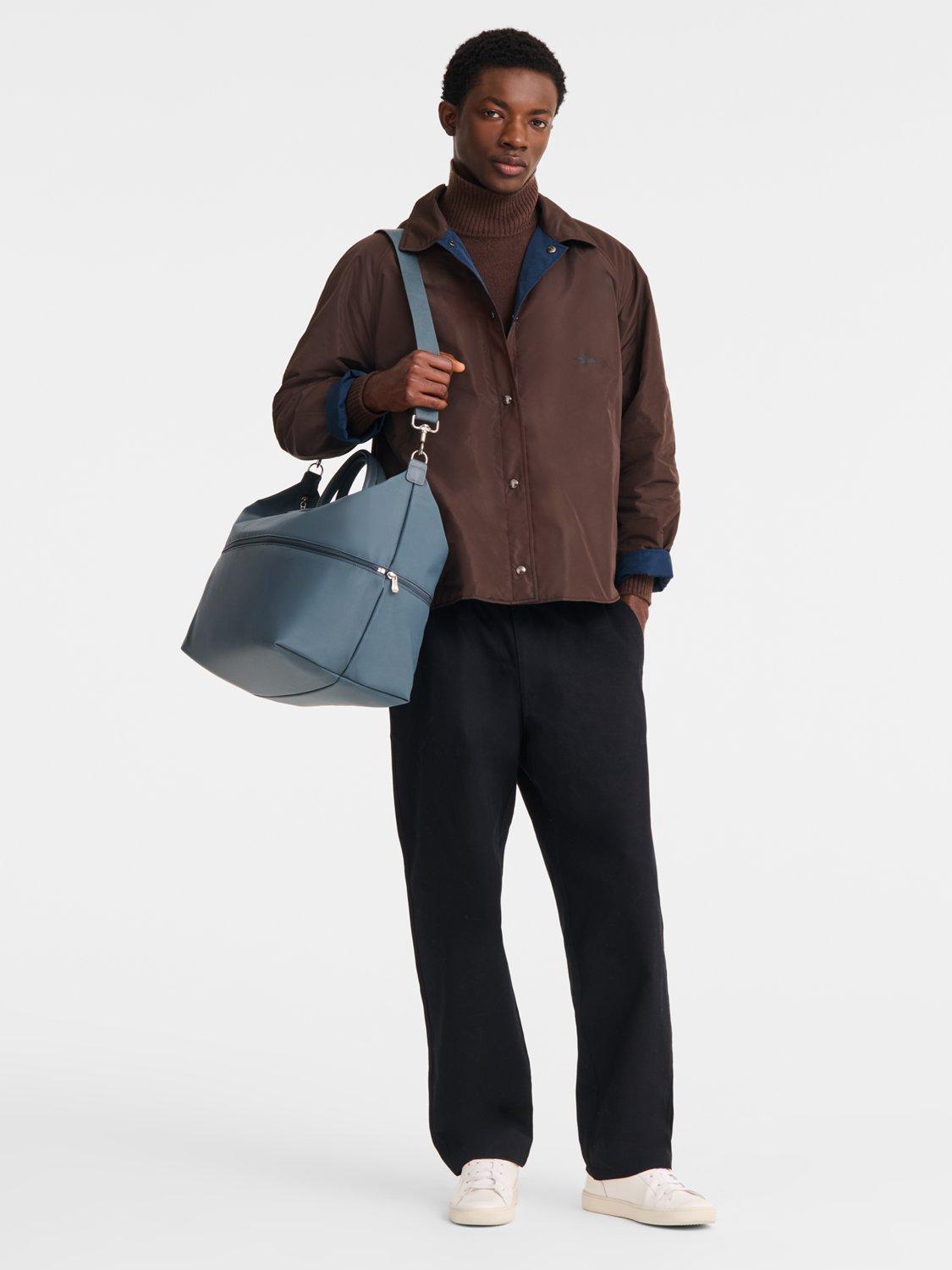 Longchamp Le Pliage expandable travel bag, imported from the UK