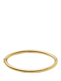 Missoma Classic Round Hinged Bangle, Gold, S/M