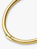 Missoma classic round hinged bangle gold, UK version