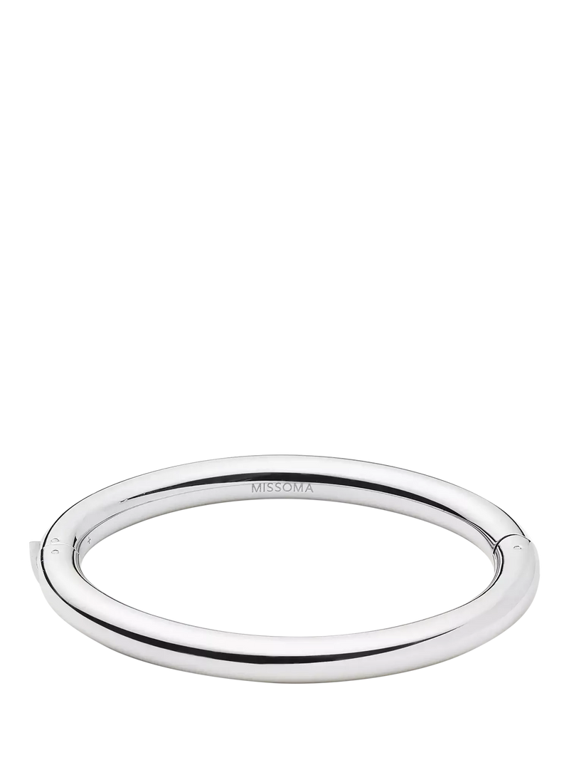Missoma Chunky Hinged Bangle Silver