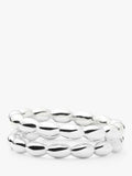 Missoma silver double band stacking ring, imported from the UK
