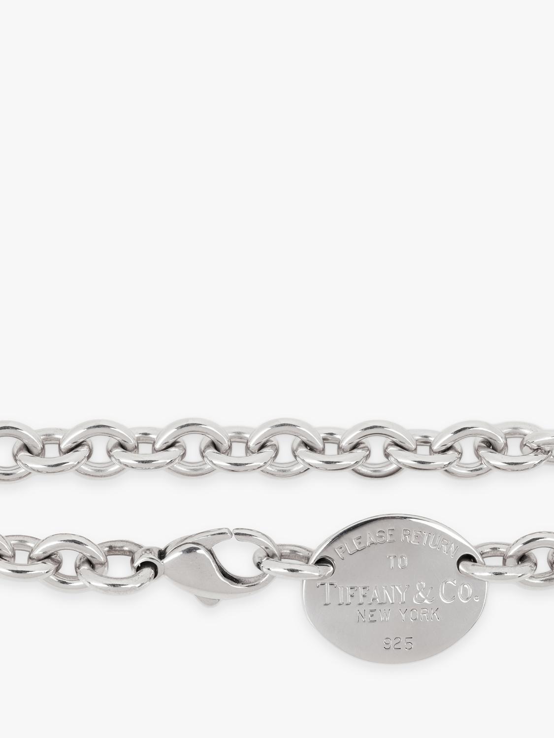 Tiffany & Co. pre-loved sterling silver return to tiffany necklace 39cm (British brand)