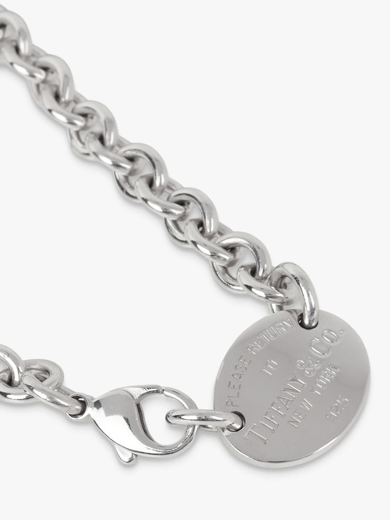 Pre-loved Tiffany & Co sterling silver necklace with tag (British brand)