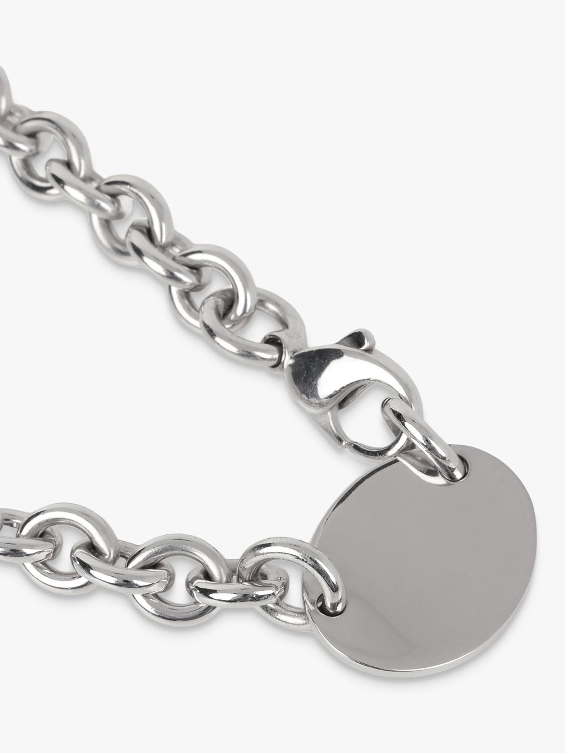 Pre-loved Tiffany & Co sterling silver necklace with tag (British brand)