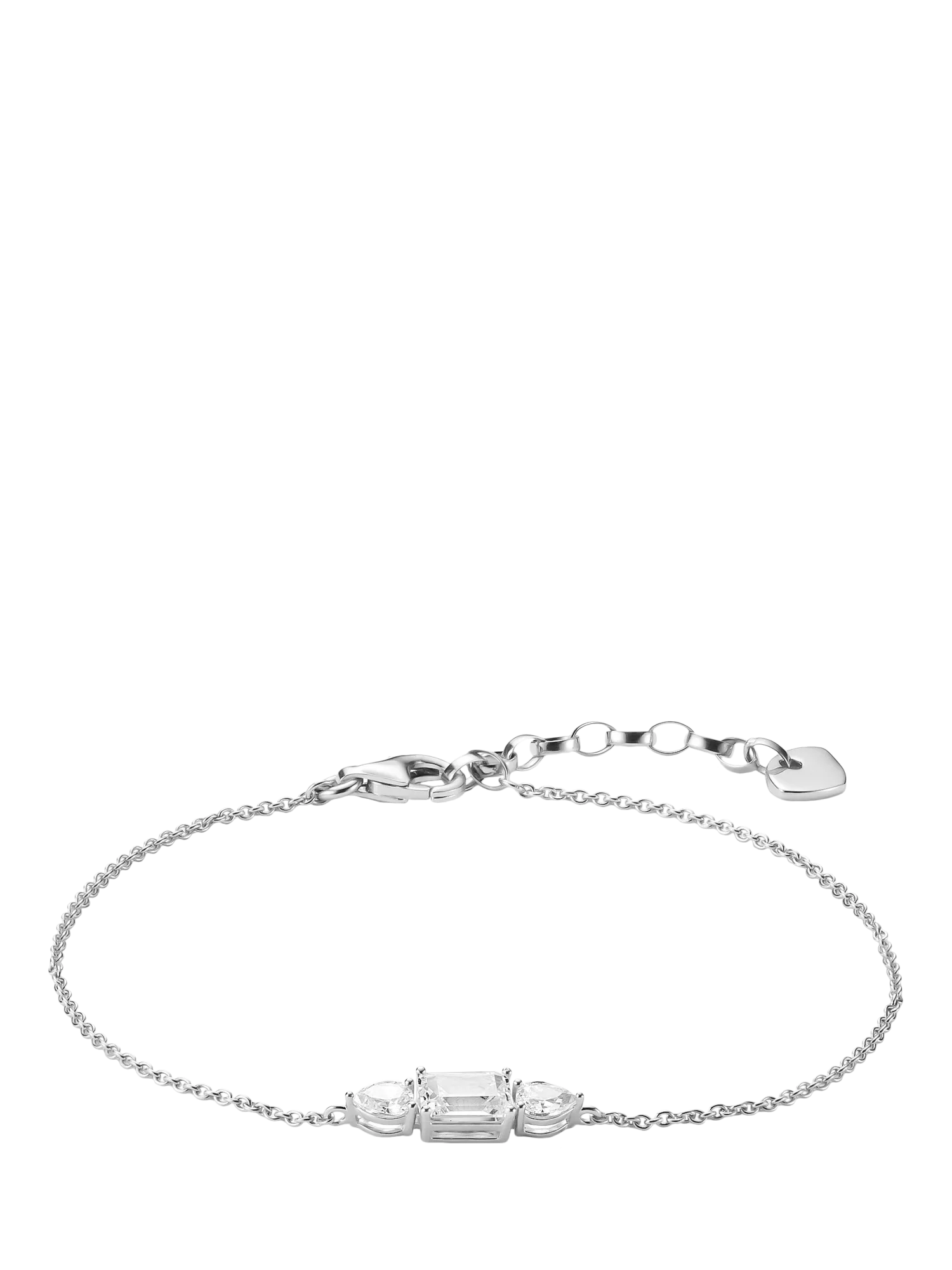 THOMAS SABO Bold Elegance Zirconia Bracelet Silver - British product