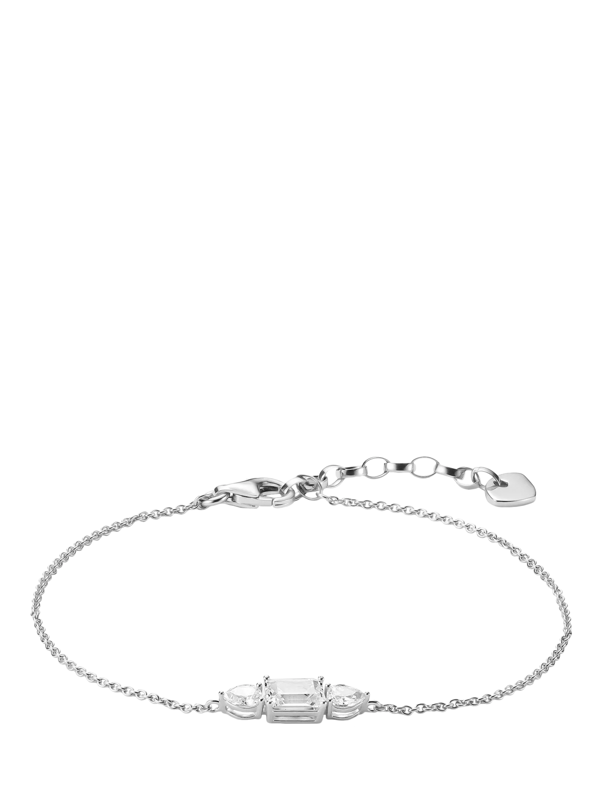 THOMAS SABO Bold Elegance Zirconia Bracelet Silver - British product
