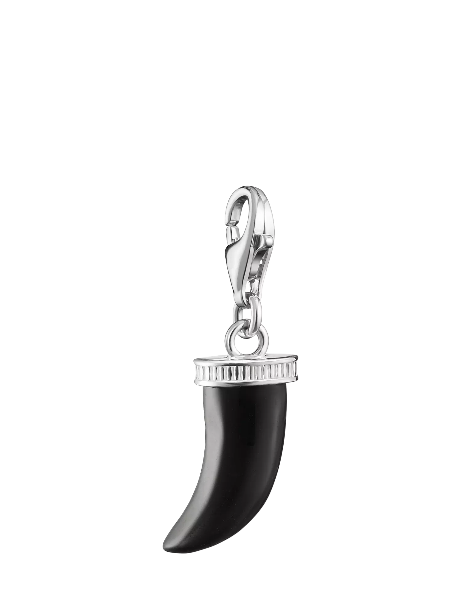 THOMAS SABO tooth obsidian pendant charm 28mm (British brand)