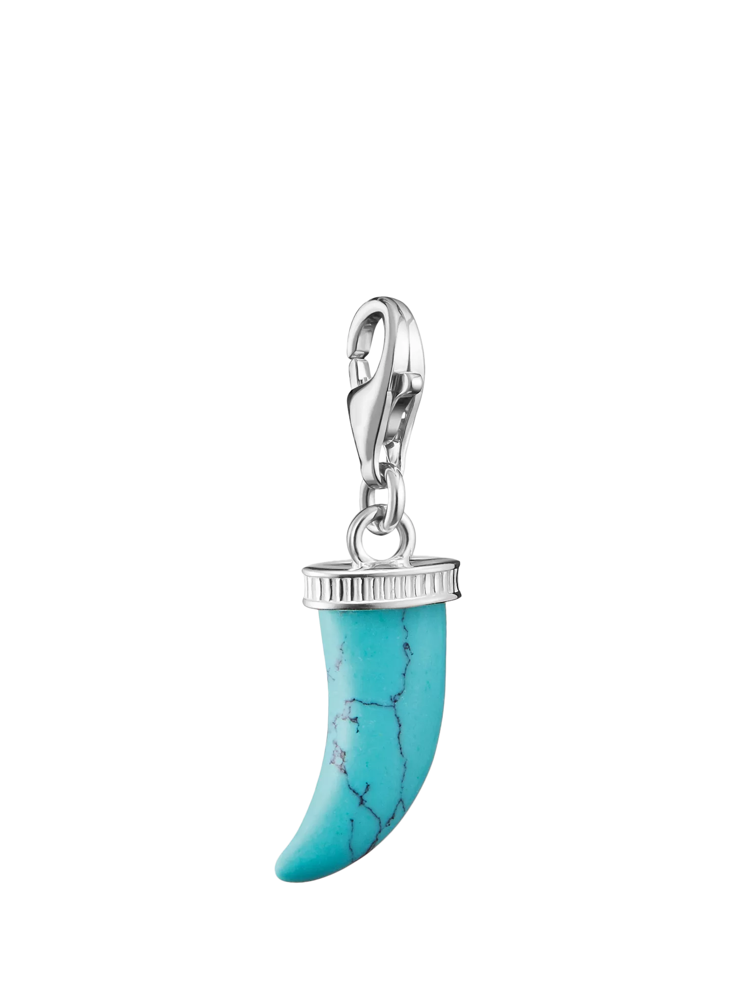 THOMAS SABO tooth pendant charm silver turquoise 28x8mm - British product