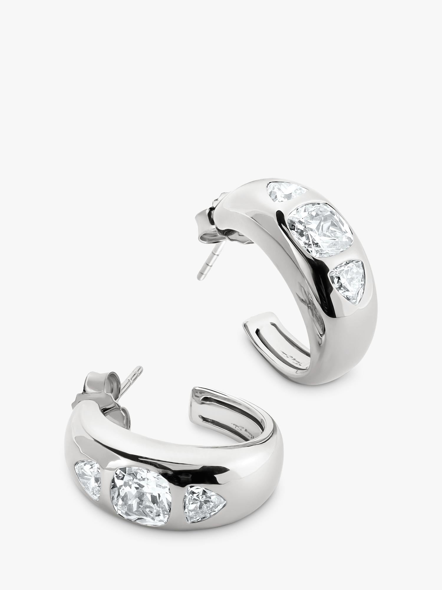 THOMAS SABO hoop earrings in recycled sterling silver (British brand)