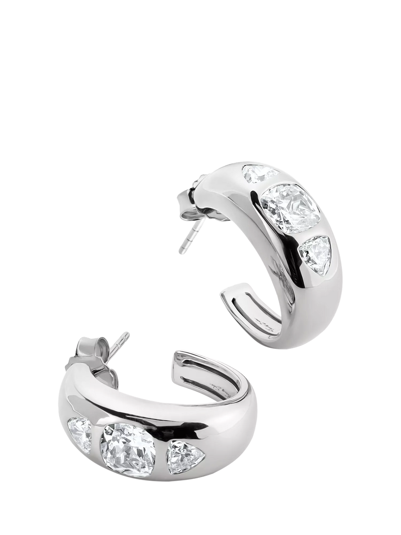 THOMAS SABO hoop earrings in recycled sterling silver (British brand)