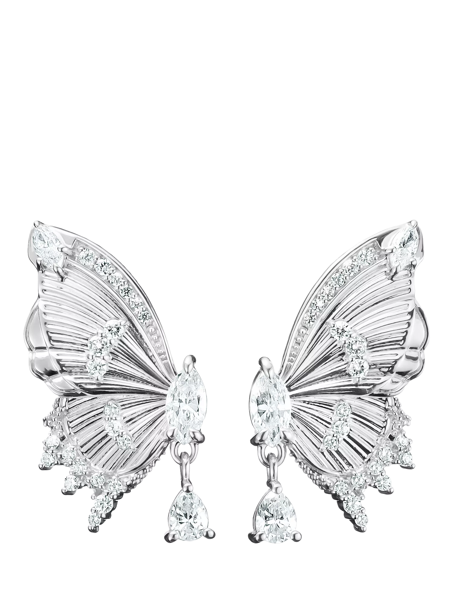 Thomas Sabo Paradise Butterfly earrings studs 26mm silver (British brand)