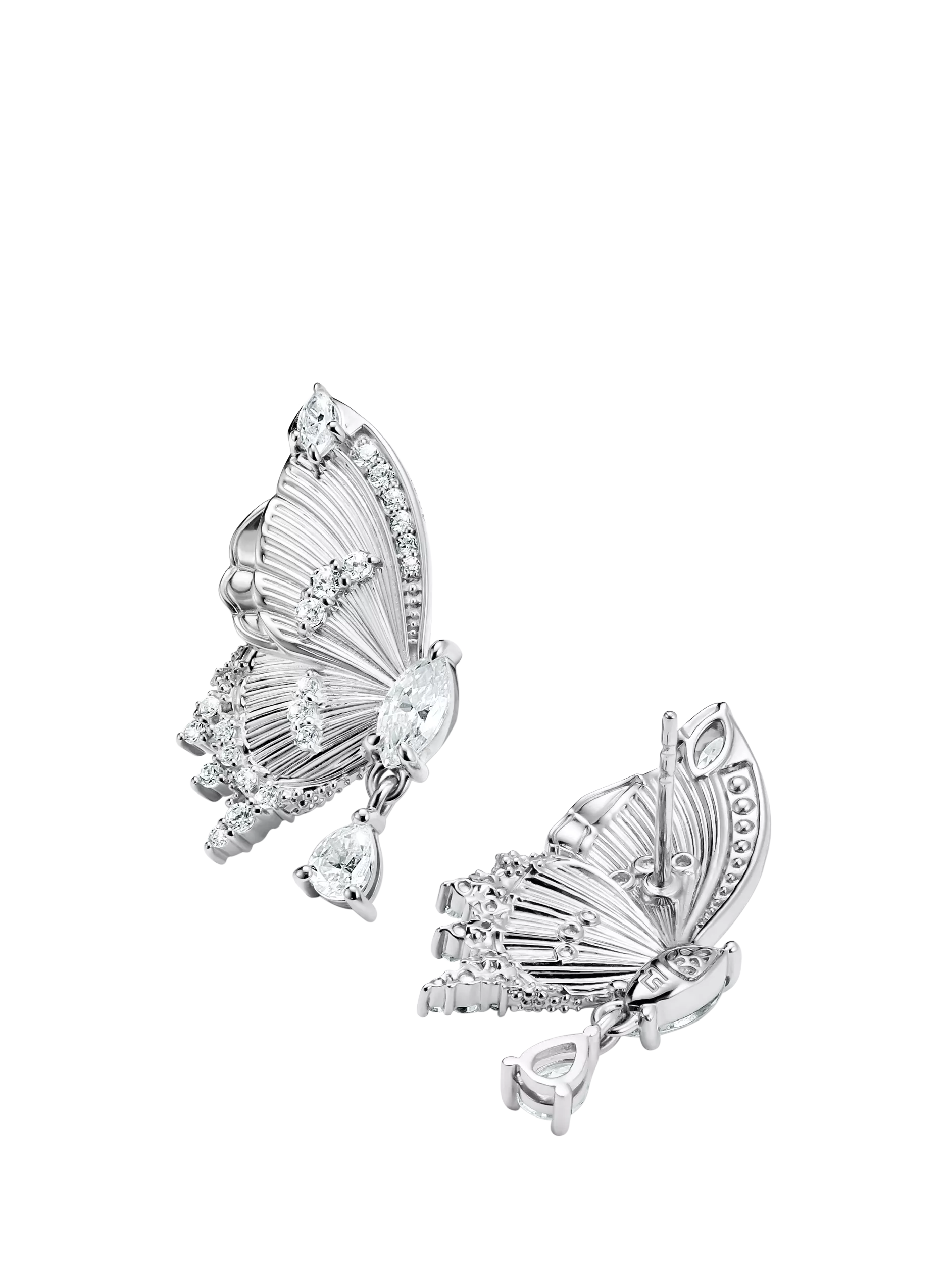 Thomas Sabo Paradise Butterfly earrings studs 26mm silver (British brand)