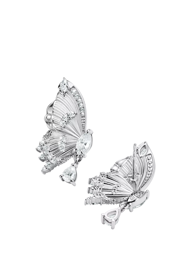 Thomas Sabo Paradise Butterfly earrings studs 26mm silver (British brand)