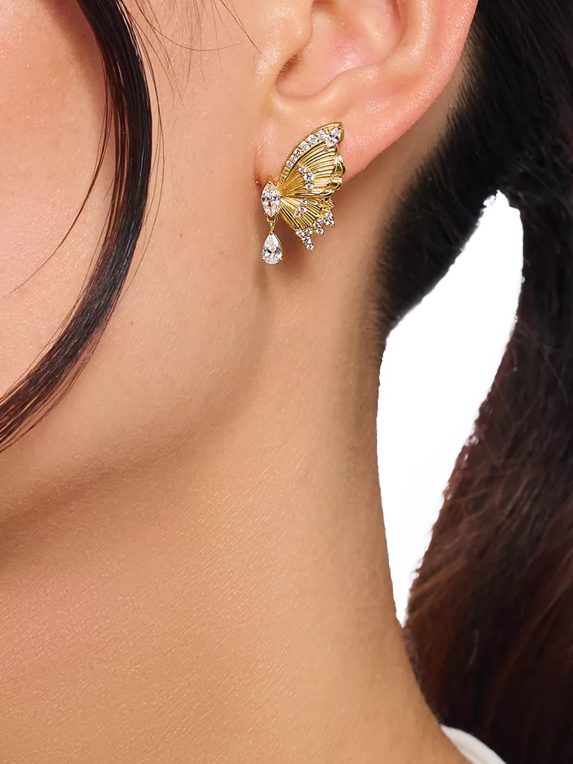 THOMAS SABO Paradise Butterfly earrings (British brand)