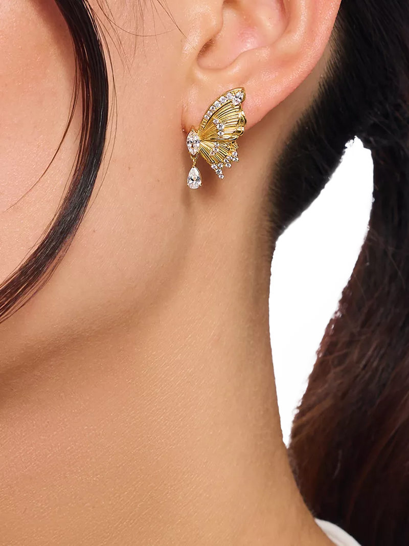 THOMAS SABO Paradise Butterfly earrings (British brand)