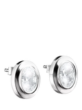 THOMAS SABO oval stud earrings in silver with zirconia - British product